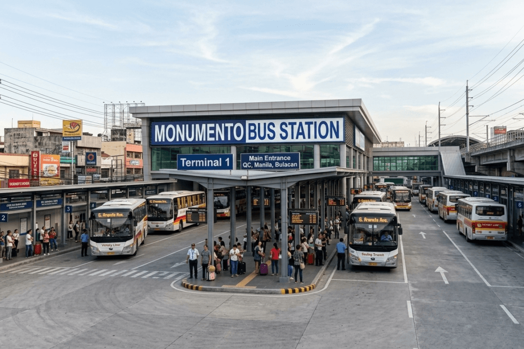 Monumento bus terminal is the gateway hub.
