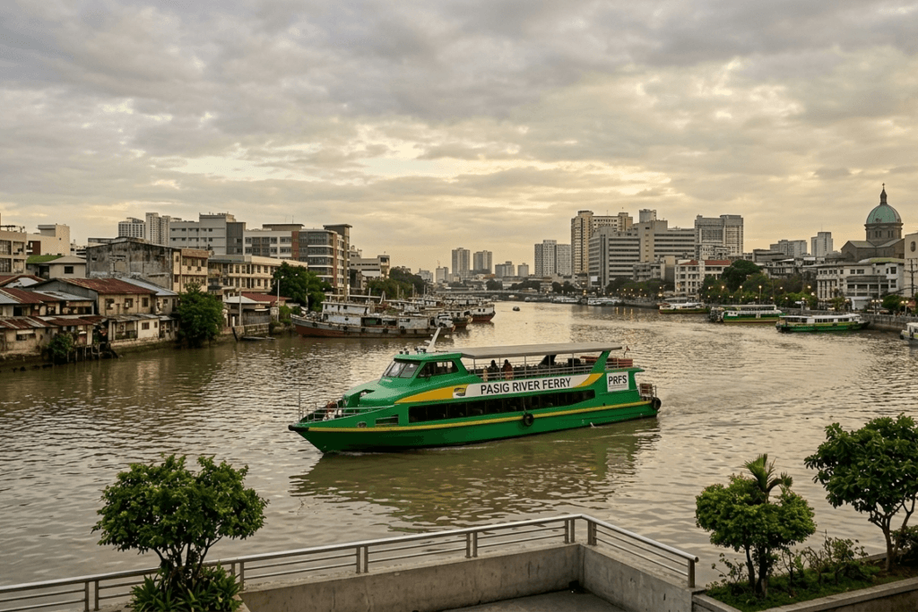 The Pasig River Ferry Service (PRFS) is Metro Manila’s only water-based transportation system.