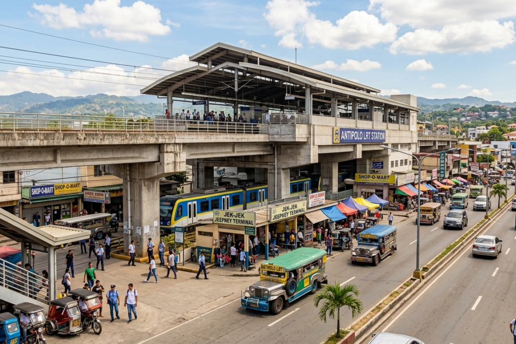 The Antipolo-Marikina LRT-2 station