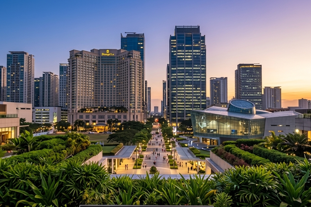 A view of Bonifacio Commercial District (BGC) Philippines