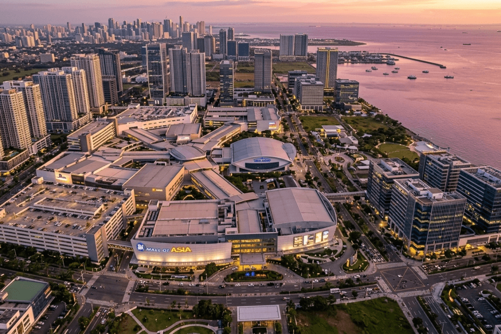 A view of Mall Of Asia MOA/Aseana at Bay Area Philippines