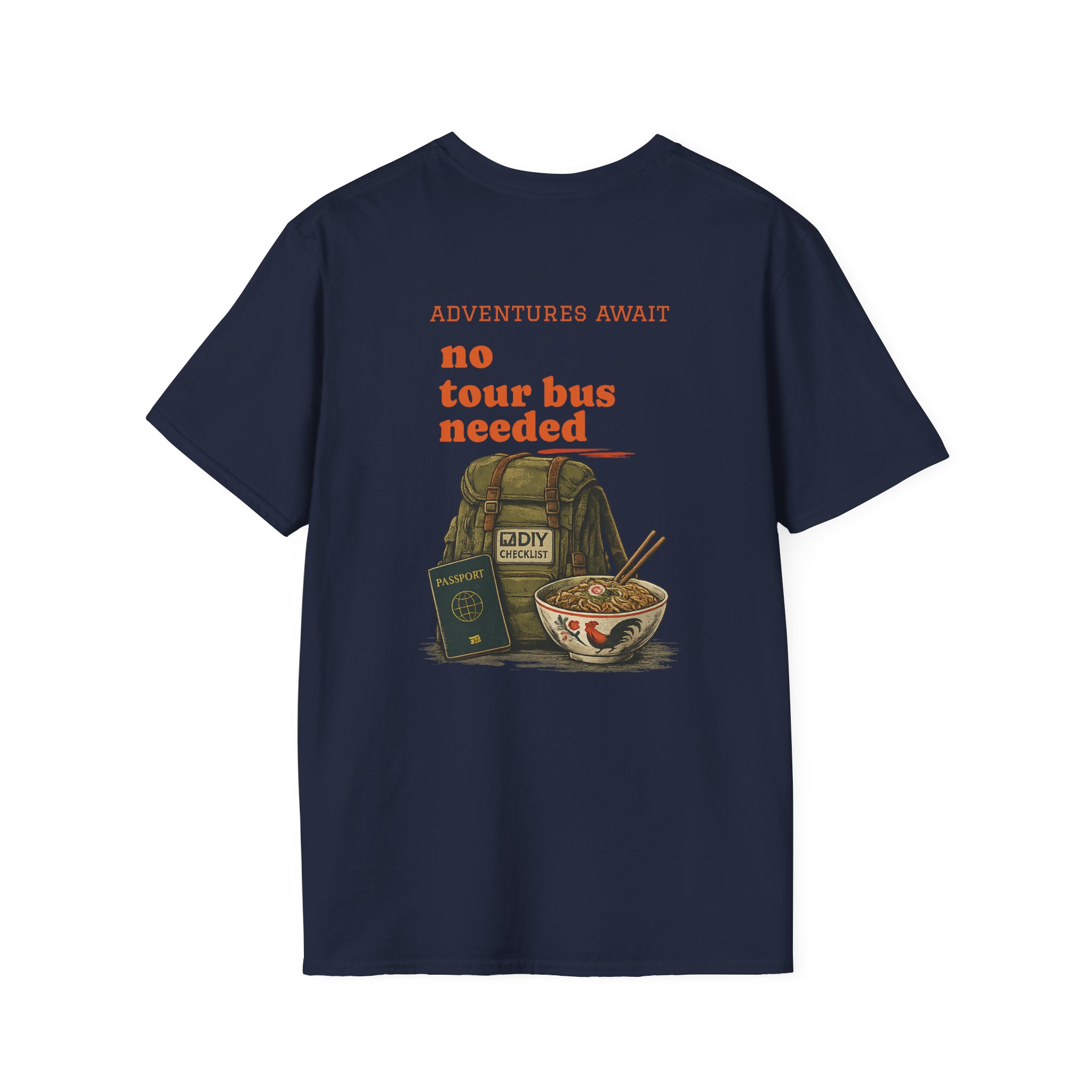MappedAtlas mini logo T-Shirt | DIY travel statement graphic on the back - Image 22
