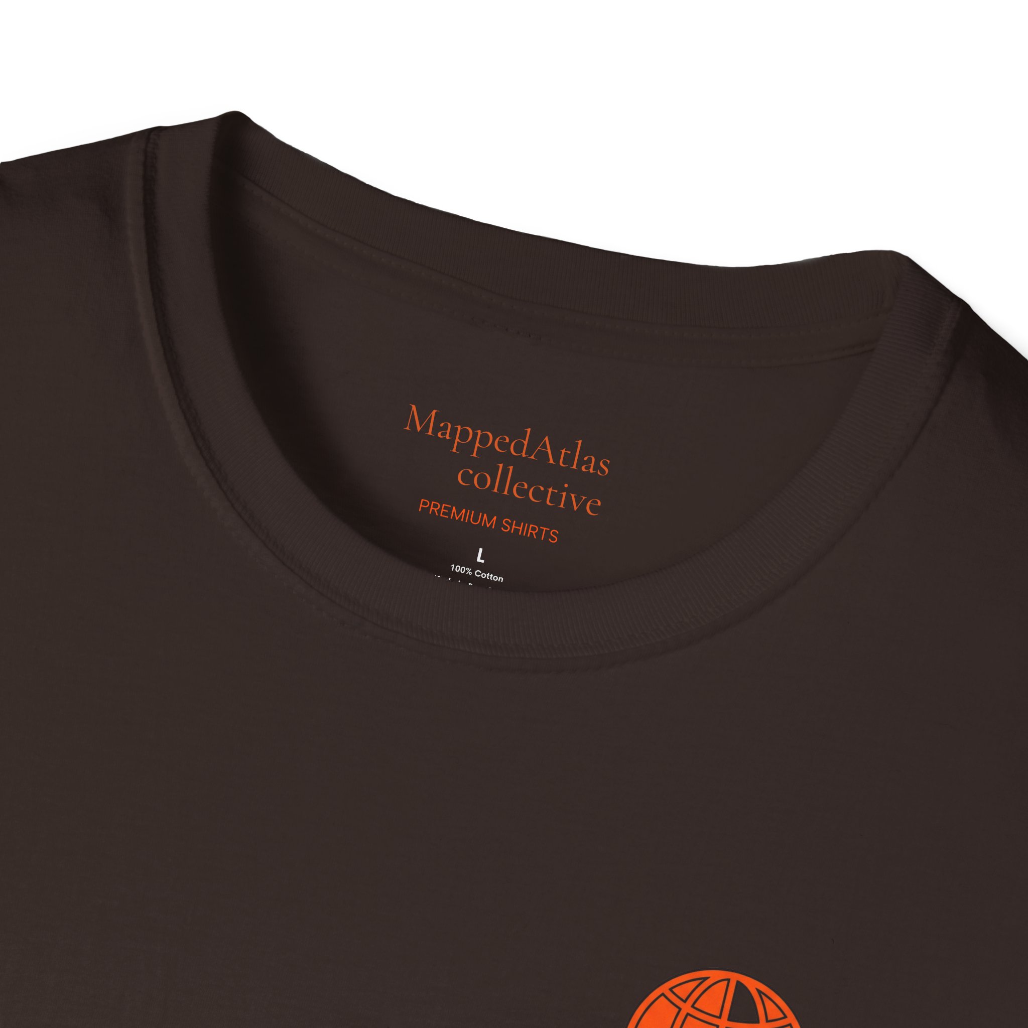 MappedAtlas mini logo T-Shirt | DIY travel statement graphic on the back - Image 15
