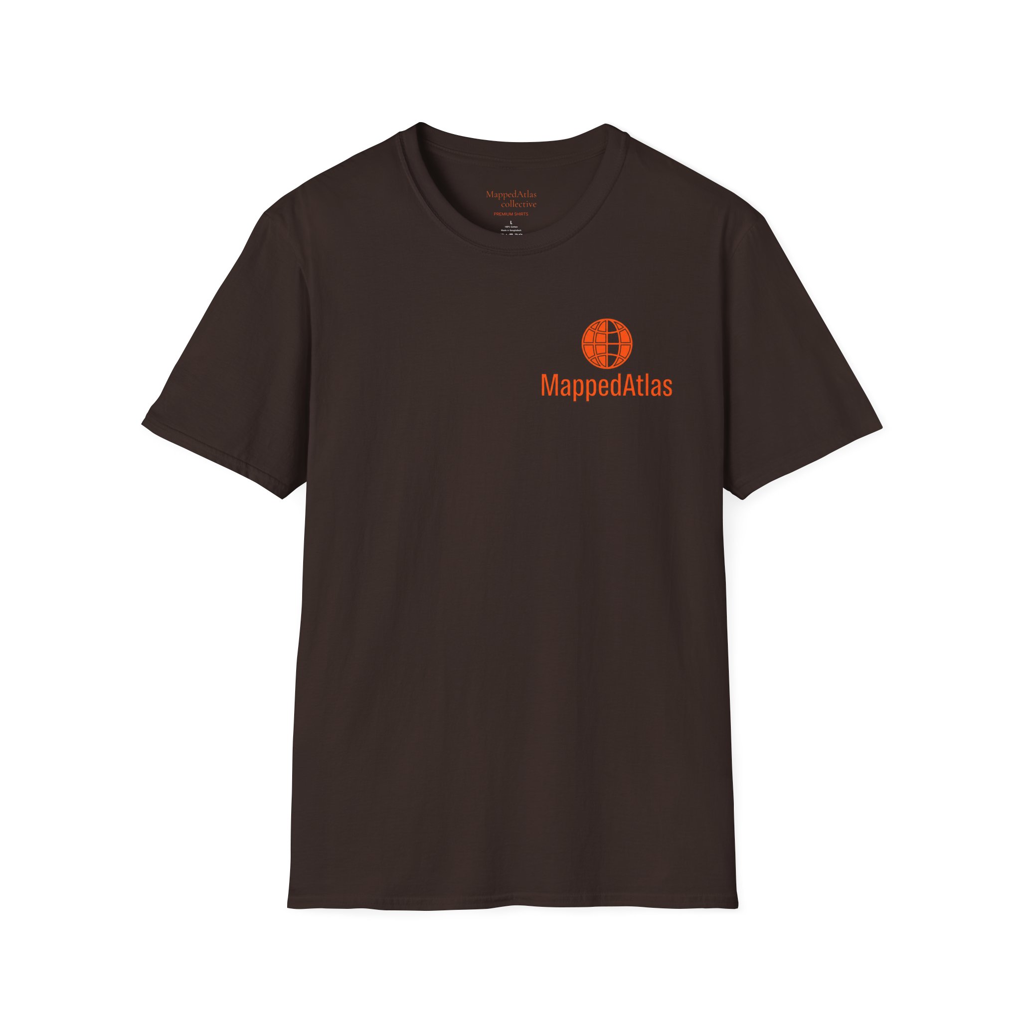 MappedAtlas mini logo T-Shirt | DIY travel statement graphic on the back - Image 13