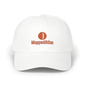 MappedAtlas Embroidered Dad Cap — Classic Travel Baseball Hat