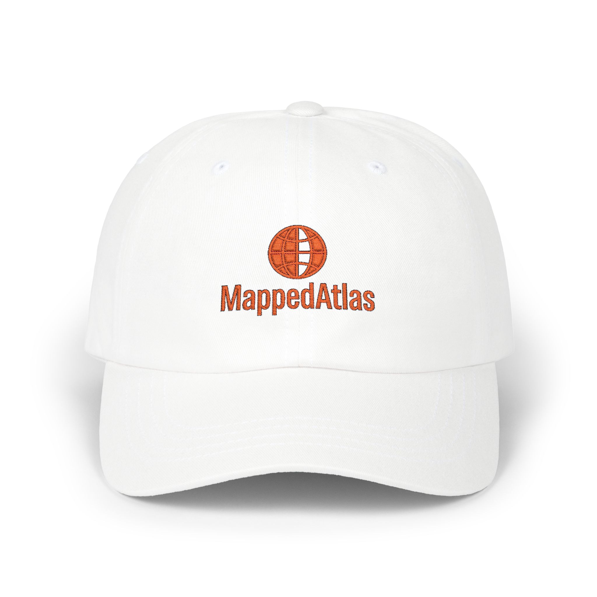 MappedAtlas Embroidered Dad Cap — Classic Travel Baseball Hat
