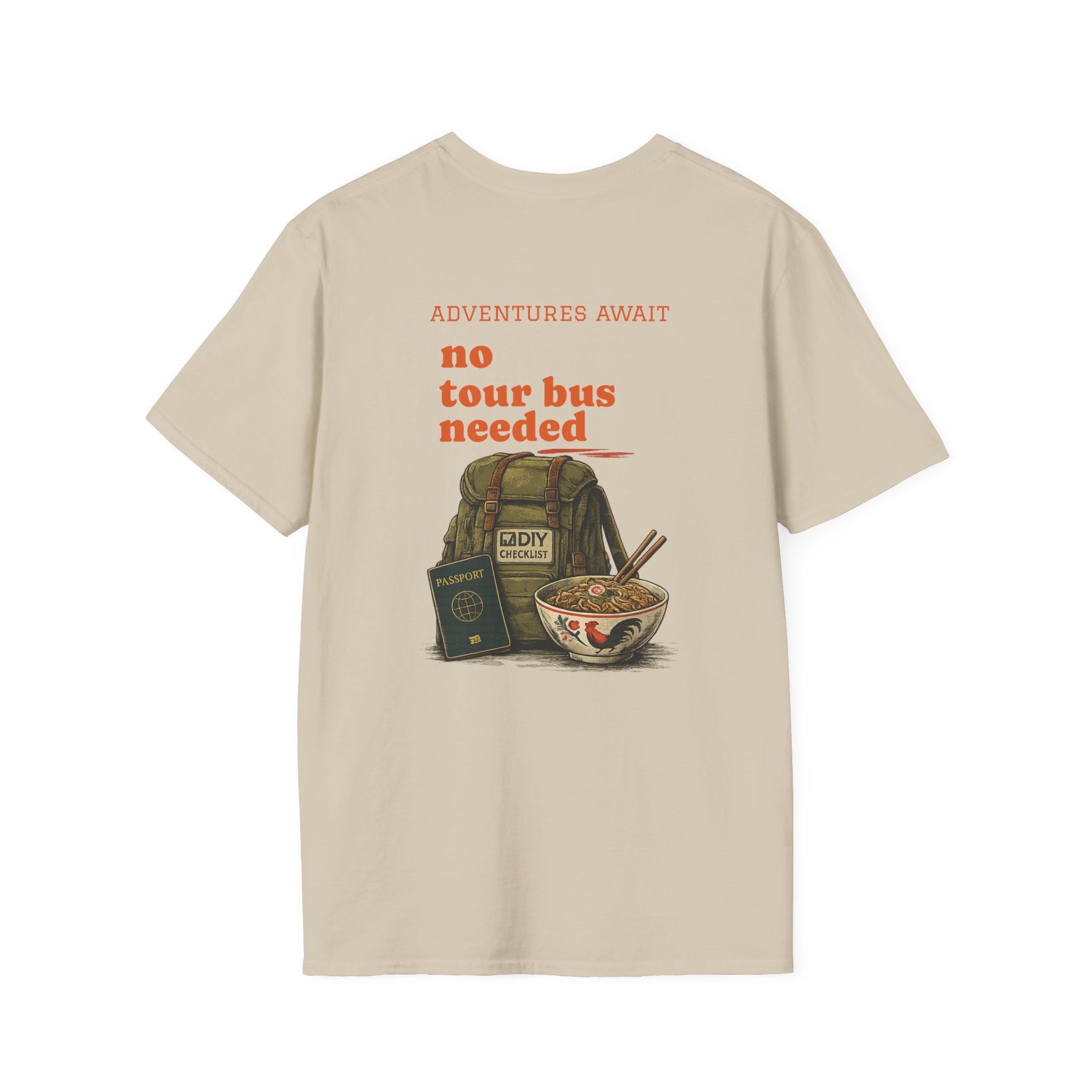 MappedAtlas mini logo T-Shirt | DIY travel statement graphic on the back - Image 6