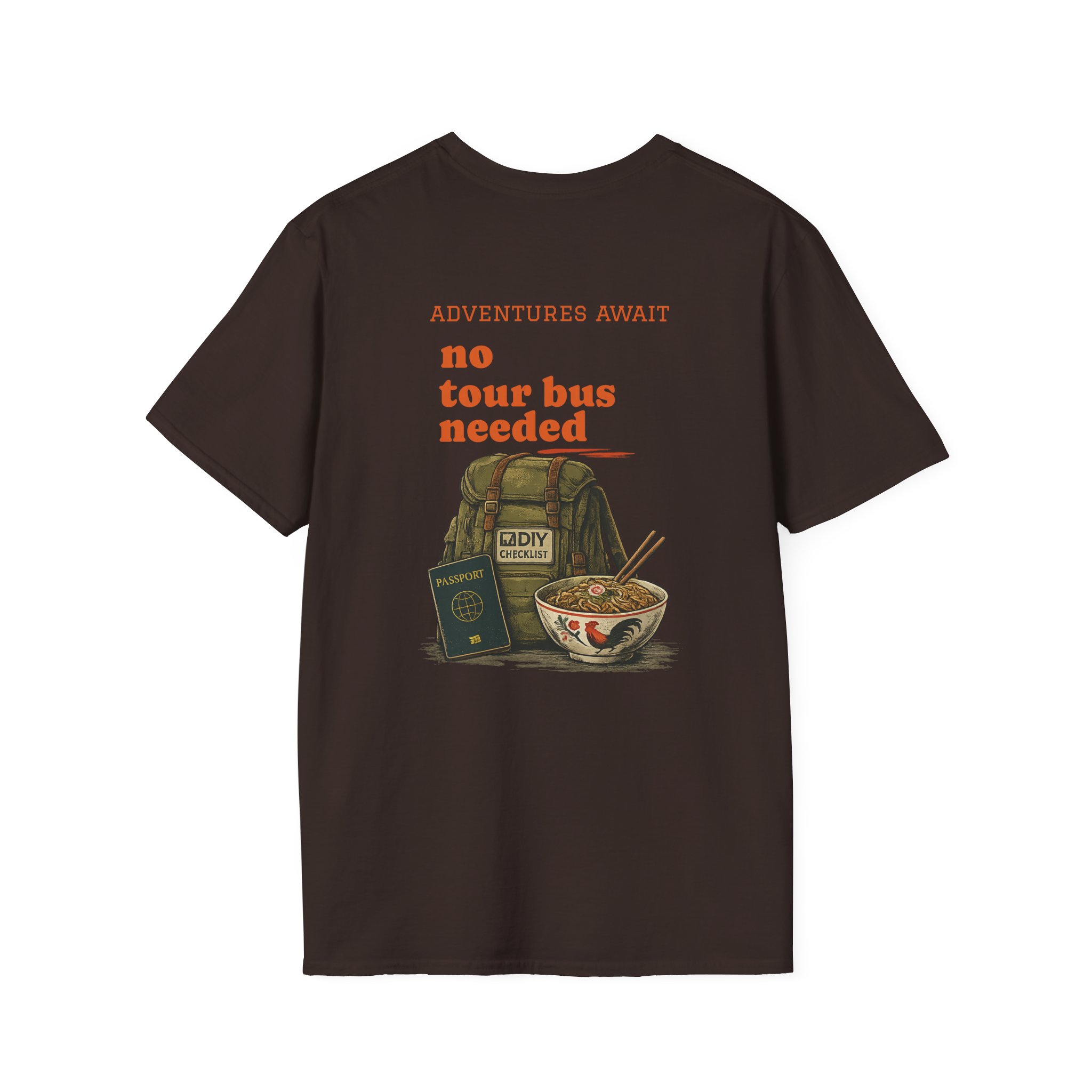 MappedAtlas mini logo T-Shirt | DIY travel statement graphic on the back - Image 14