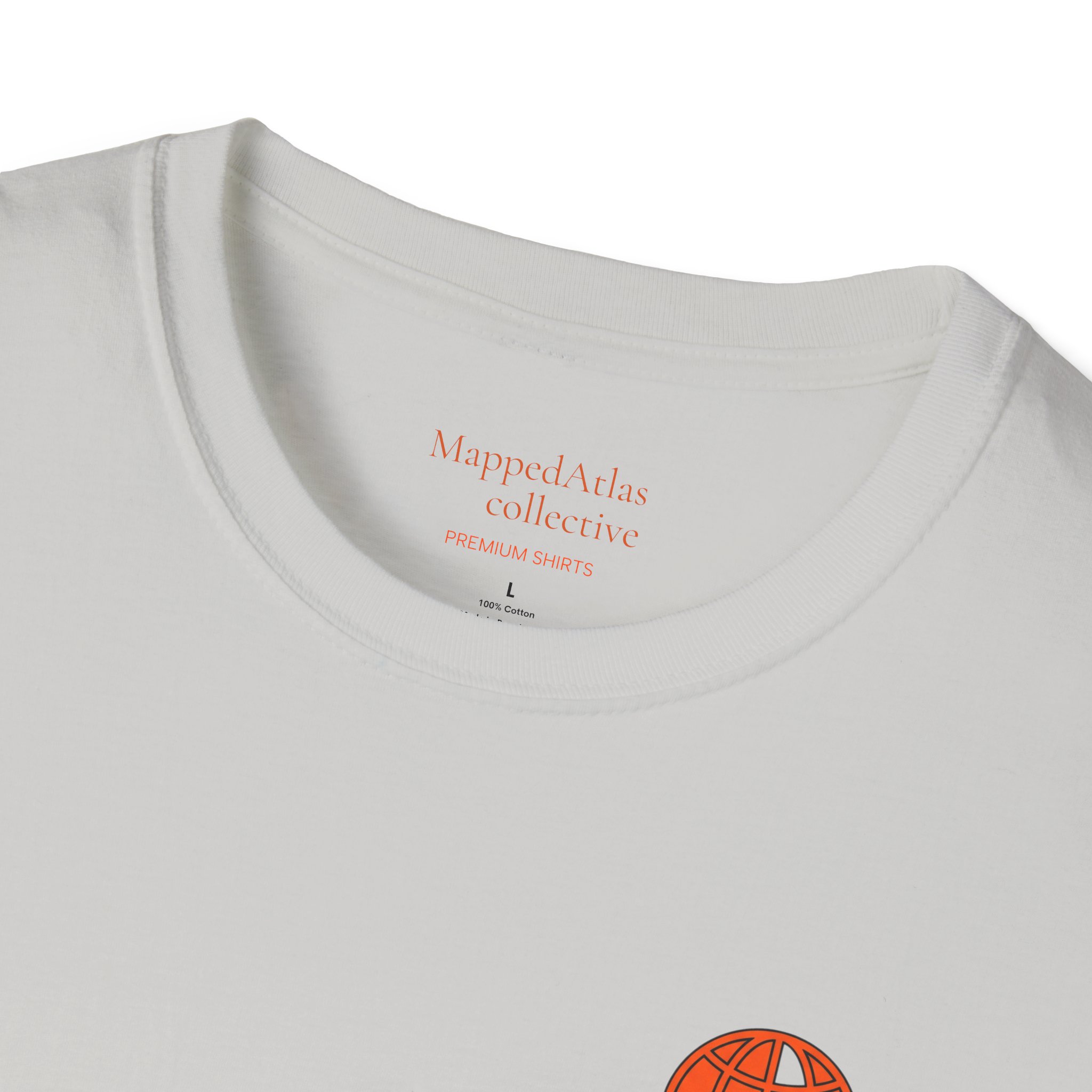 MappedAtlas mini logo T-Shirt | DIY travel statement graphic on the back - Image 11