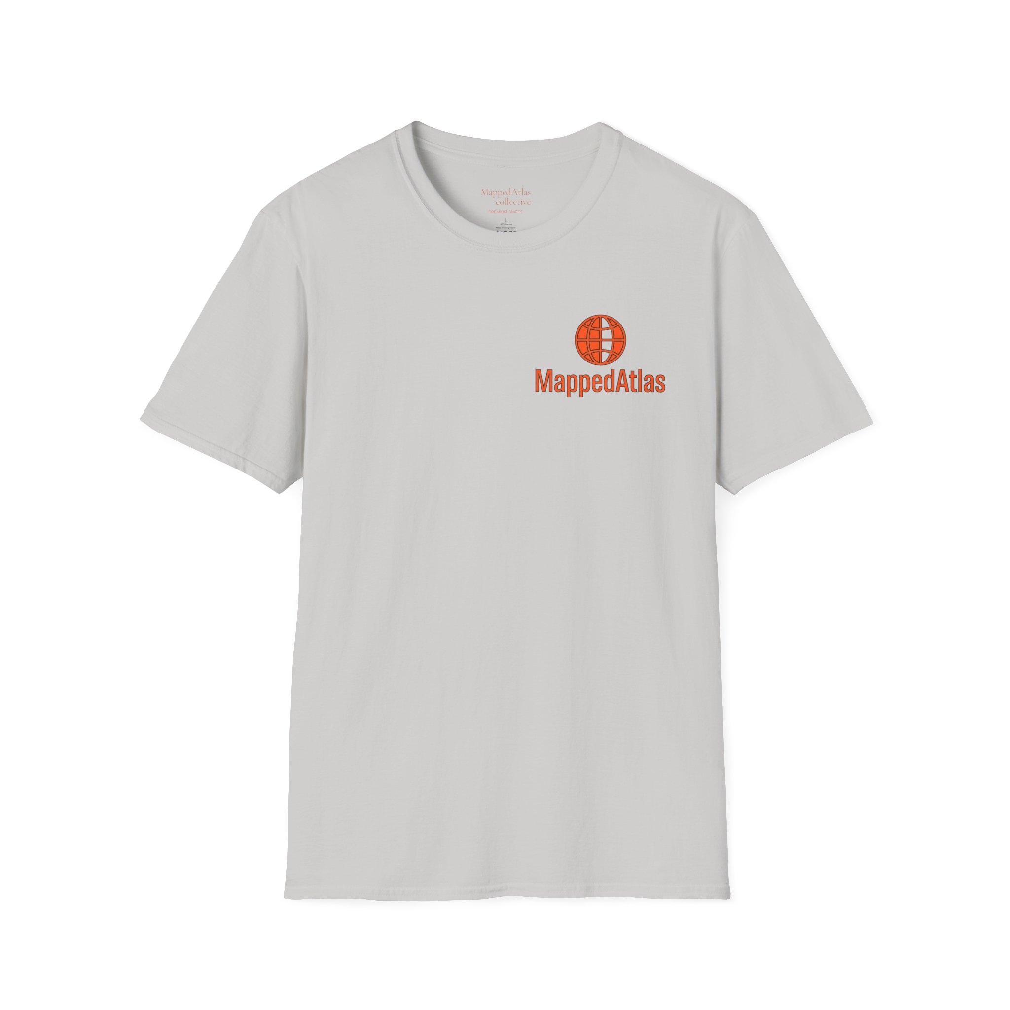 MappedAtlas mini logo T-Shirt | DIY travel statement graphic on the back - Image 9
