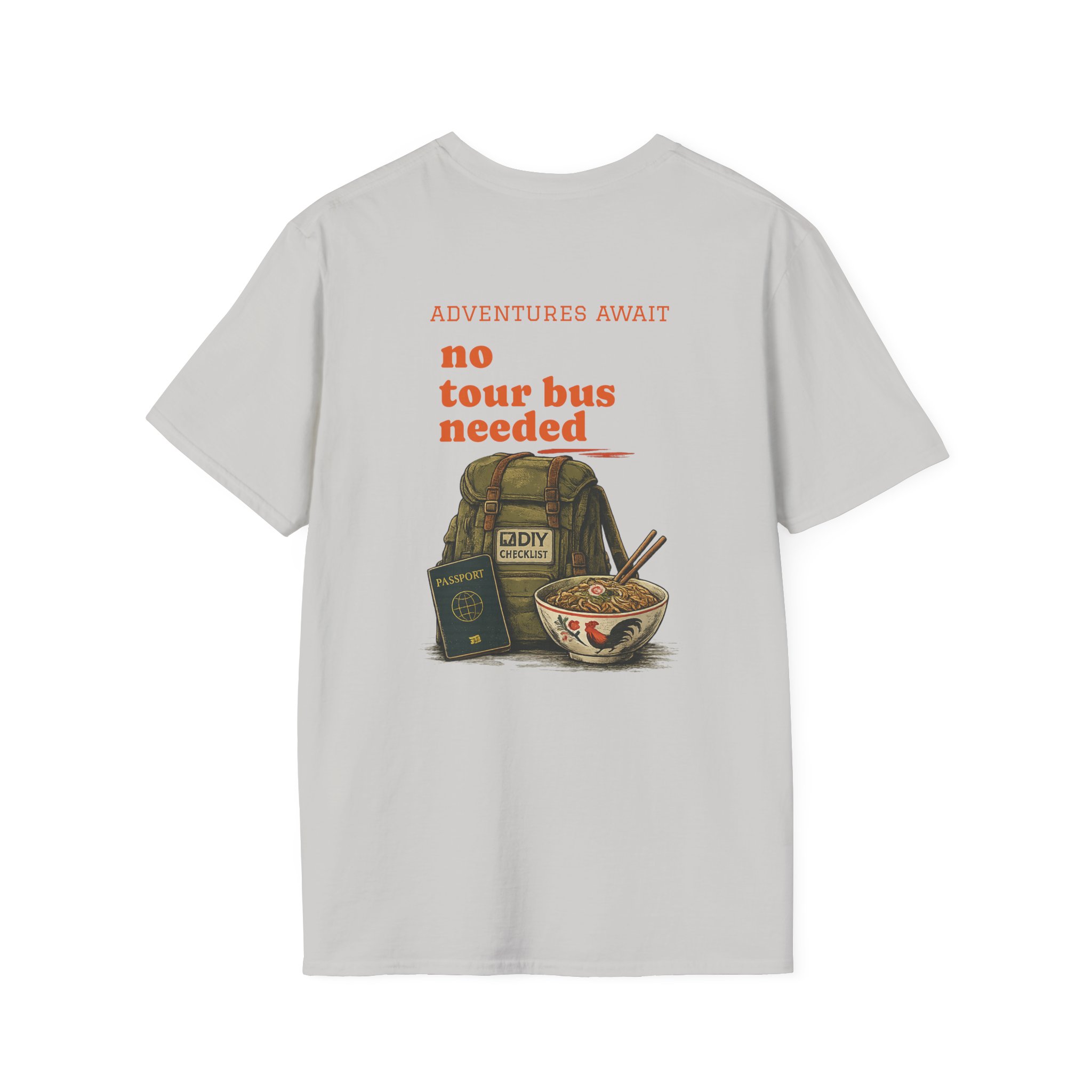 MappedAtlas mini logo T-Shirt | DIY travel statement graphic on the back - Image 10
