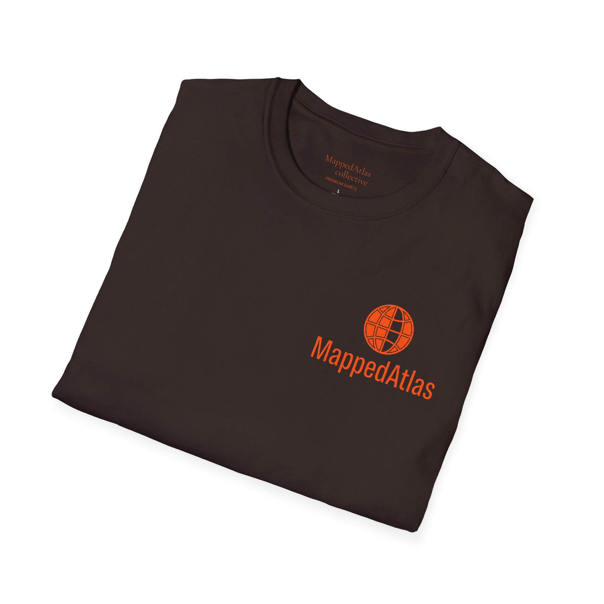 MappedAtlas mini logo T-Shirt | DIY travel statement graphic on the back - Image 16