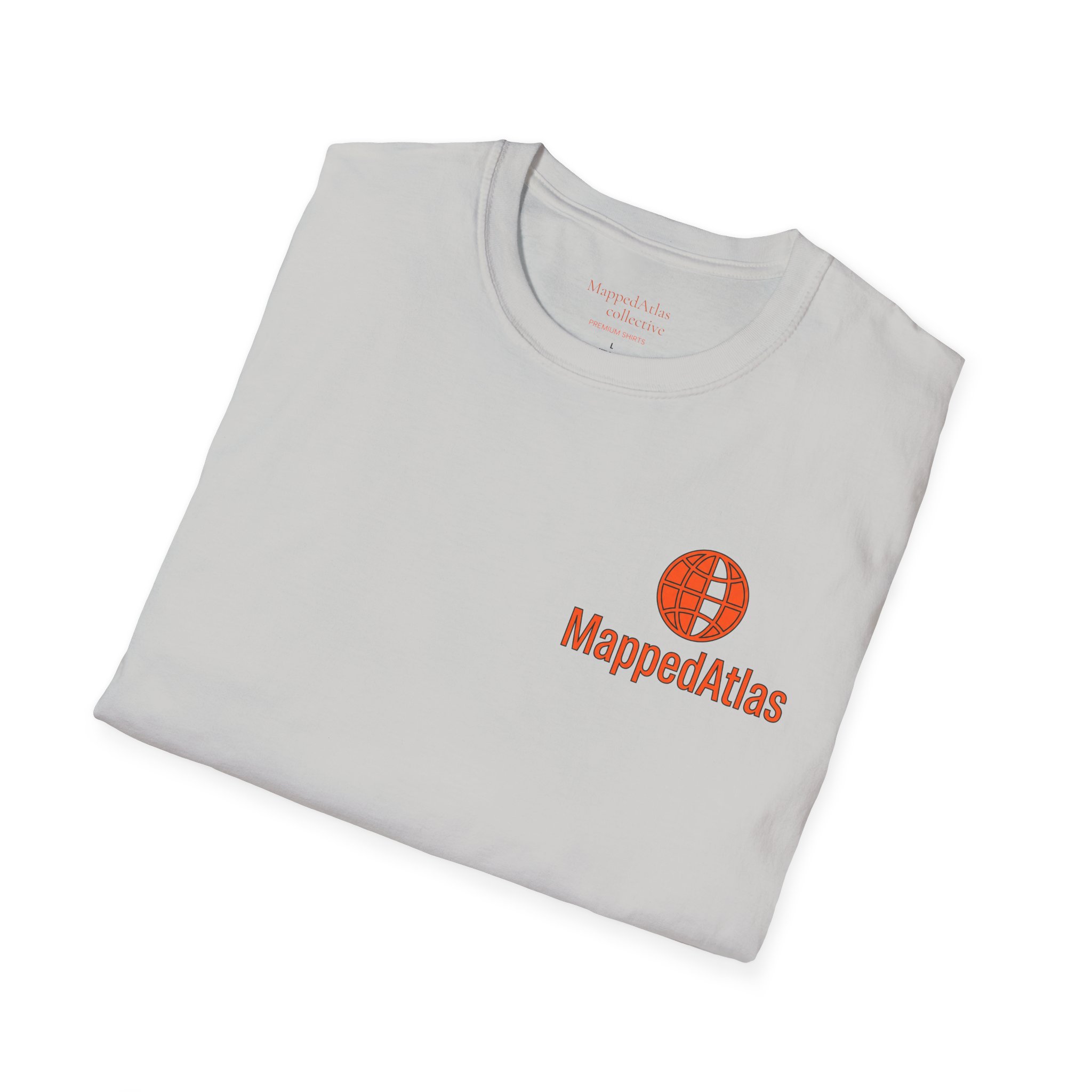 MappedAtlas mini logo T-Shirt | DIY travel statement graphic on the back - Image 12